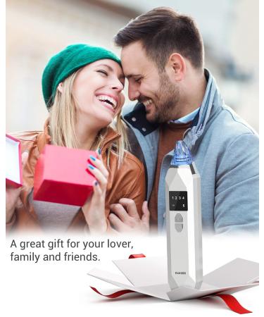 EUASOO Blackhead Remover Vacuum Kit | USB Rechargeable Facial Pore Cleanser with 5 Probes and 5 Suction Power Levels for Skin Treatment - Buy Online on GoSupps.com