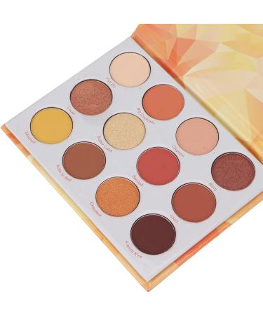 Eye Shadow Makeup Palette Blendable 12g Warm Tone Colors for Party for Office for Wedding - Buy Online on GoSupps.com