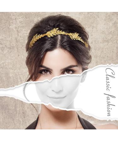 Kacctyen 6 Pcs Gold Leaf Wedding Headbands Set - Bridal Tiara with Faux Pearls - Greek Queen Crown Headpiece for Women - Costume Hair Accessories - Buy Online on GoSupps.com