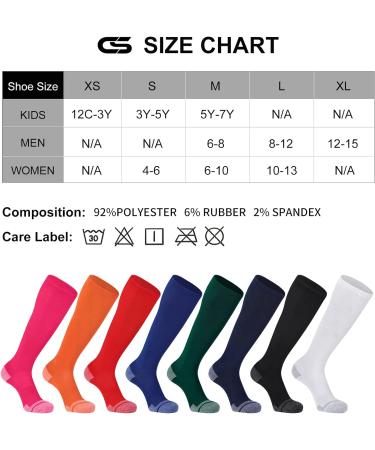 CS CELERSPORT Over the Calf Baseball Socks - Youth, Kids & Adult - 2 Pack - Black - Buy Online on GoSupps.com