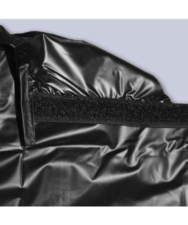 Betty Dain 324V Jumbo Shampoo Cape - Waterproof & Stain Resistant Vinyl - Extra Large 45 x 54 - Black - Buy Online on GoSupps.com