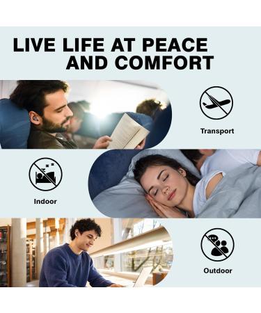 Buy Ear Plugs for Sleeping - NRR33dB Noise Cancelling Soft Silicone Reusable & Washable - 2 Pairs for Side Sleepers - Perfect for Travel & Snoring - Buy Online on GoSupps.com