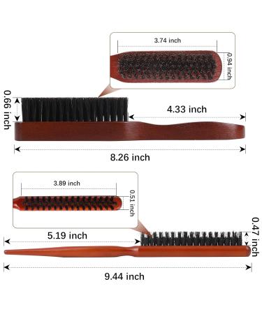ShockAssist 2 Hair Brushes - Boar Bristles for Hair & Beard Styling | Soft Natural Bristles | Large & Small Sizes for All Hair Types - Buy Online on GoSupps.com