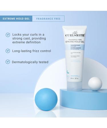 CURLSMITH Shine Gel - Strong Hold Styling Hair Gel for All Curl Types - Frizz Protection - Vegan & Fragrance-Free (8 fl oz) - Buy Online on GoSupps.com