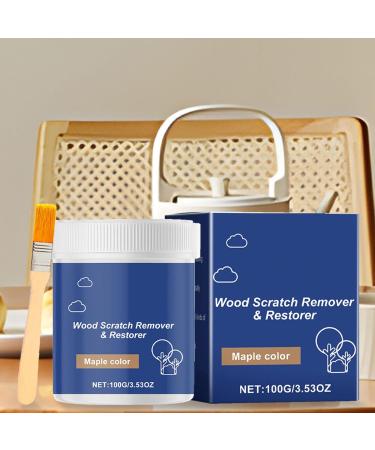Wood Furniture Polish Repair Agent - Scratch Removal Polish Restorer Paste | Safe and Harmless Scratch Removal Repair Agent for and Repairing Scratches Cracks and Depressions Apricot - Buy Online on GoSupps.com