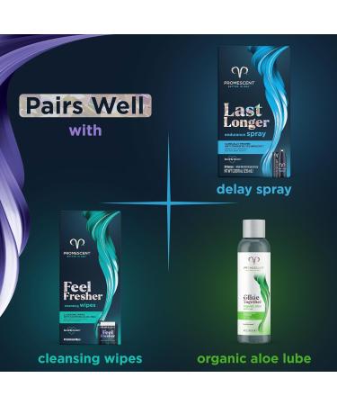 Promescent Lavender Massage Oil - Premium Stress Relief & Sore Muscle Essential Oil for Men & Women | Ideal for Date Night & Massage Therapy (4 oz - Buy Online on GoSupps.com