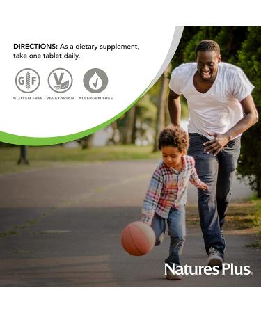 Nature's Plus Pantothenic Acid 1000 mg - 60 Tablets for Energy & Metabolism - Buy Online on GoSupps.com