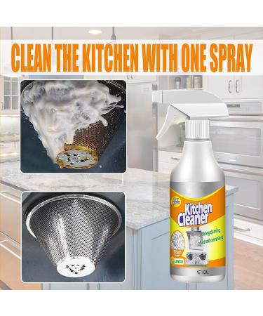 Kitchen Foam Cleaner All-Purpose Kitchen Pots and Pan Cleaner Powerful Clean Kitchen Oil Stains Clean Sweep Kitchen Cleaner Foam Cleaner All Purpose Heavy Duty (3 pcs) - Buy Online on GoSupps.com