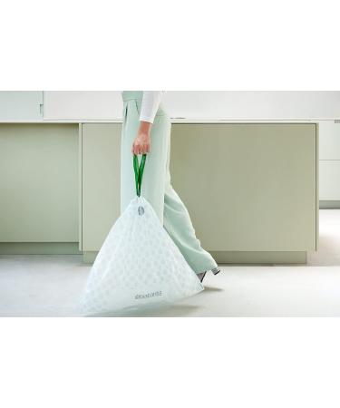 Brabantia PerfectFit Extra Strong Garbage Bags R/36L - 120 White Bags in 6 Rolls | Durable & Convenient Multipack - Buy Online on GoSupps.com