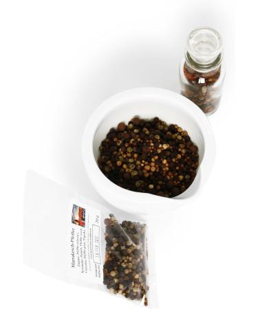  Feine W rze Marrakesch Coloured Complete Pepper Mill for Black Pepper White Pepper Pepper Green Turmeric Pepper Specialty Piper Nigrum 20 g - Buy Online on GoSupps.com