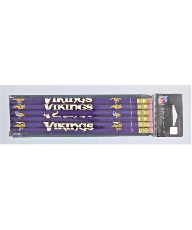 WinCraft Minnesota Vikings 6-Pack Pencils
