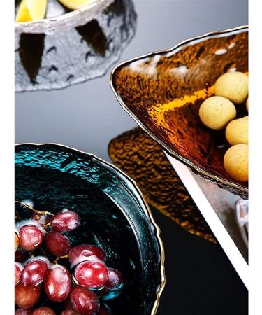 Fruit Basket Fruit Bowl Fruit Bowl Creative Water Drop Fruit Bowl Glass Fruit Plate Home Living Room Desktop Decoration Snack Plate Salad Bowl Hand Painted Gold Fruit Organizer Kitchen Organizers And - Buy Online on GoSupps.com