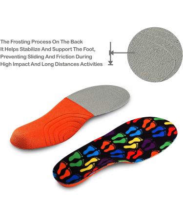 Kids Orthotic Shoe Inserts for Flat Feet & Arch Support (Toddler 8-9.5) - Orthotics Insole - Buy Online on GoSupps.com