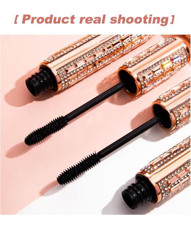 Lengthening Mascara Waterproof | 4D Lengthening Extensions Mascara Eye Makeup Supplies Waterproof Easy Removal for Females Women Advancers Beginners Ladies Kagrote - Buy Online on GoSupps.com
