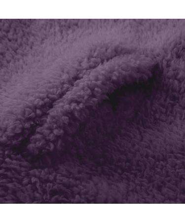FUNEY Women's Sherpa Fleece Hooded Sweatshirt - Purple, X-Large - Buy Online on GoSupps.com