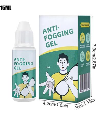 Anti Fog Glasses Gel | 15ml Long Lasting Glasses Anti Fog - Multipurpose Glasses Cleaner Portable Fog Gel for Window Mirrors Home Lvtfco - Buy Online on GoSupps.com