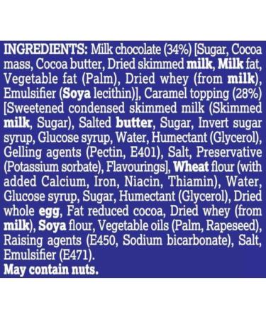  Cadbury Cadbury Caramel Cake Bars Pack of 5 150g - Buy Online on GoSupps.com