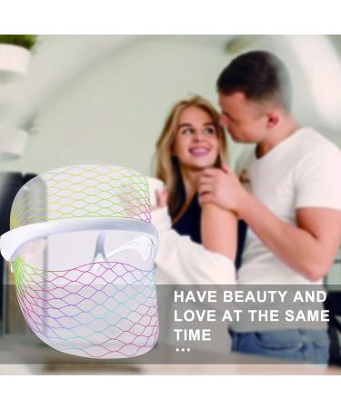 Yofuly LED Facial Mask | 7-Color Light Therapy for Anti-Aging & Skin Rejuvenation - Wireless & Portable - Buy Online on GoSupps.com
