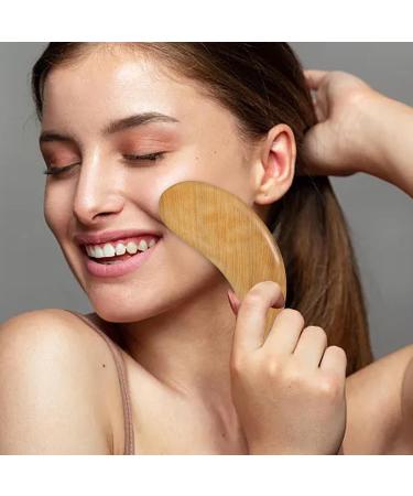 Zceplem Wooden Massage Tools - Portable Facial Roller & Scratch Massager | Relaxing Buddha Wood Massager for Glowing Skin - Buy Online on GoSupps.com