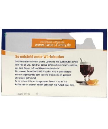 Nordzucker Sweet Family Sugar Cubes 6-Pack (6x1kg) + Usy Block - Premium International Shipping - Buy Online on GoSupps.com