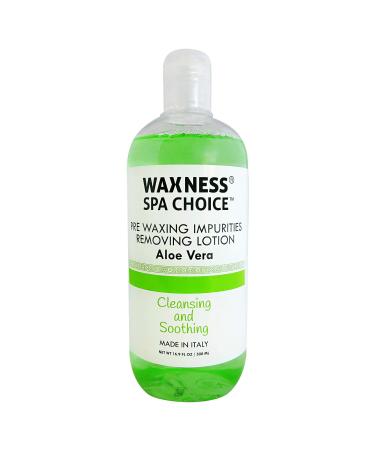 Waxness Spa Choice Pre Waxing Lotion Aloe Vera 16.9 fl oz / 500ml