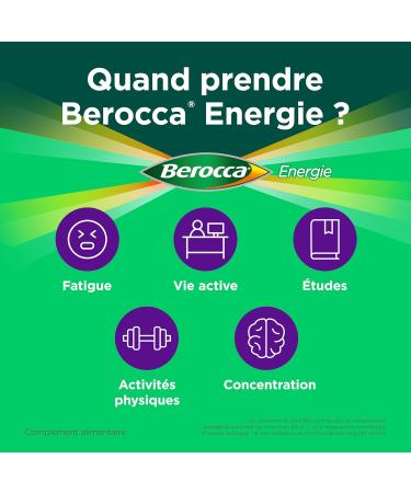 Berocca Blackcurrant Energy - Multivitamins and Minerals - Vitamin C B3 B5 B1 B12 Magnesium and Zinc - Dietary Supplement - Helps Reduce Fatigue - 45 Effervescent Tablets - Buy Online on GoSupps.com