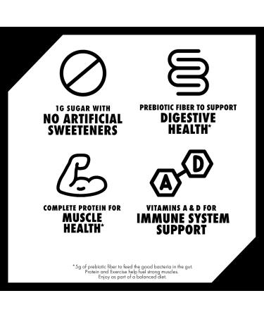 Oikos Protein Shake Salted Caramel 30g High Protein Drinks Shelf Stable Ready to Drink 5g Prebiotic Fiber 12 fl oz Bottle 12 Count Salted Caramel 12 Fl Oz (Pack of 12) - Buy Online on GoSupps.com