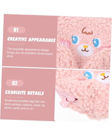 Plush Cosmetics Pocket Wallet for Girls - Mini Travel Bag & Zippered Money Exchange - 15.5x12x5.5cm - Buy Online on GoSupps.com
