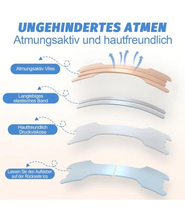 50 Anti-Snoring Nose Strips - Sleep Better with Effective Nose Paving for Men & Women | Easing Breathing & Reducing Snoring - Buy Online on GoSupps.com