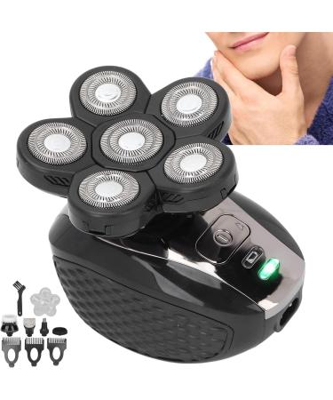 Best Electric Head Shavers for Men - 5 in 1 Watertight Wet Dry Grooming Kit with 6 Blade Heads - Buy Online on GoSupps.com