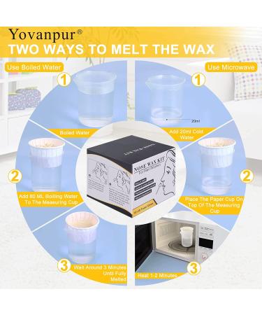 Yovanpur Nose Wax Kit: 100g Wax Beads, 20 Applicators, Mustache Protector, Easy & Painless - Buy Online on GoSupps.com