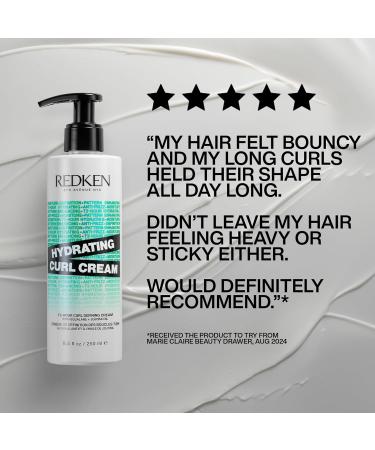 REDKEN - Acidic Bonding Curls Leave-In Treatment for Damaged Hair & Hydrating Curl Cream 250ml, Set for Styling Curly & Coily Hair, Curly Hair Cream, Define and Enhance Curly Hair - Buy Online on GoSupps.com