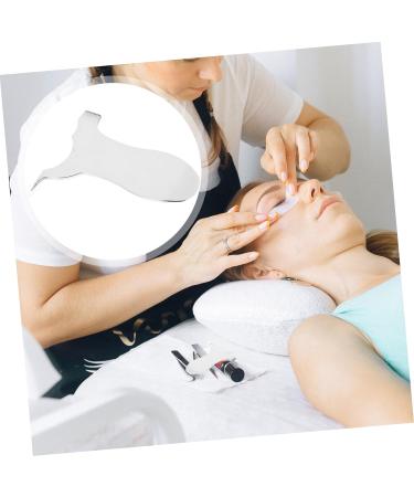 Angoily Cosmetic Bottle Labels Stainless Steel Alphabet Eyelash Brush Assistant Curling Eyelash Comb (Silver T) Tools Supplies Letter Silver Hair Beads - Buy Online on GoSupps.com