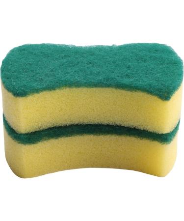 Clisted 120 PCS Cleaning Scrub Sponge for Kitchen Tableware Bathroom Car Wash Scrub Sponge Pad - Buy Online on GoSupps.com
