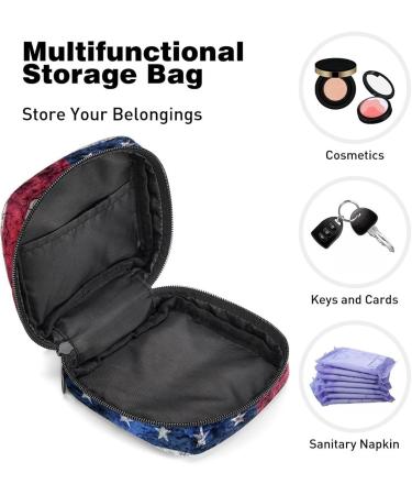 Shop Women's Bonds Storage Pockets - American Flag Portable Period Kit - Feminine Product Bag for Girls - Buy Online on GoSupps.com