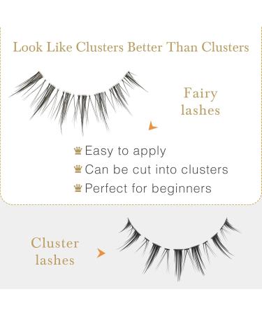 Emeda 10 Couples Teufelchen 3D False Eyelashes - Soft Natural Look with Transparent Band - Buy Online on GoSupps.com