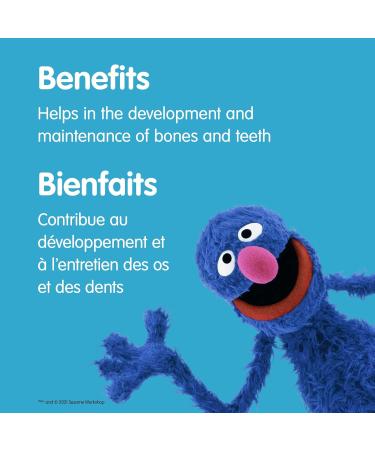 Sesame Street Daily Sunshine Vitamin Baby D3 Drops by Webber Naturals 333 Servings Unflavoured 400 IU of Vitamin D per Drop - Buy Online on GoSupps.com