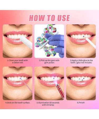 Tooth Gems Kit DIY - Professional Crystal Teeth Jewelry for a Fashionable Smile | No Glue Needed - Buy Online on GoSupps.com