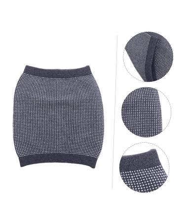 Buy Wool Jacquard Waist Support Belt for Back Pain Relief - Cold Weather Flexible Cashmere XL Grey - Buy Online on GoSupps.com