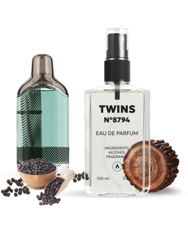 TWINS Impression of The Beat For Men | Perfume for Men Eau de Parfum | No.8794 | 3.4 Fl Oz / 100 ml Burberry The Beat For Men Impression