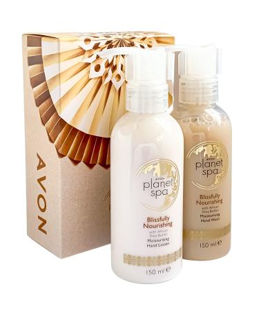 Planet Spa Blissfully Nourishing Gift Set - Avon Hand Wash & Lotion 150 ml in Elegant Gift Box - Ideal International Gift - Buy Online on GoSupps.com