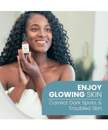 Vitamin C Plus Skin Clearing Serum - Anti-Aging & Brightening with Hyaluronic Acid & Retinol (1 oz) - Buy Online on GoSupps.com