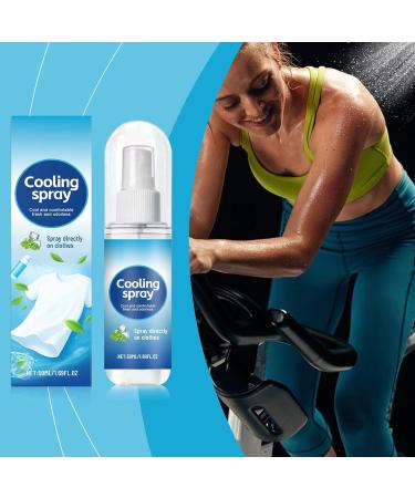 Cool Spray Refreshing Liquid Soothing Solution 50ml Cooling Mist Portable Chill Spray Instant Refreshment Dispenser Quick Relief Practical Temperature Control Soft Comfort - Buy Online on GoSupps.com