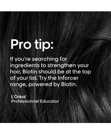 L'Oreal Professionnel Inforcer Strengthening Shampoo & Conditioner Set with Biotin - 16.9 Fl. Oz | Protects, Prevents Breakage, Adds Softness | For Weak, Fragile, Damaged Hair - Buy Online on GoSupps.com