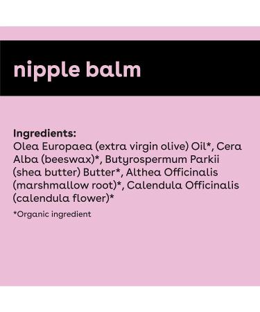 Bamboobies Organic Nursing Balm 1 oz - Lanolin-Free Nipple Cream (Pack of 1) - Buy Online on GoSupps.com