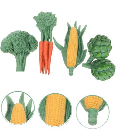 ABOOFAN 20 Pcs Simulated Fruits and Vegetables Artificial Vegetable Models Fake Vegetable Decorations Ornament Plant Decor Plastic Fruit Simulation Fake Vegetable Models Carrot Assorted Color2x5pcs 8.5X2.7X1CMx5pcs - Buy Online on GoSupps.com