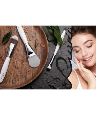 Luvia Mask Brush Silicone S502 - Dual Silicone Brush for Face & Eye Masks | Perfect for Serums | Shop Now - Buy Online on GoSupps.com