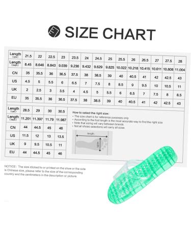 MAGICLULU 2 Pairs Slippers Quick Drying Shower Slippers Green Home Indoor Slippers Non Dorm Shoes Gym Foot Spa Soak Tub Shower Footware Massaging Travel Pvc Household Plastic Barrel 28x10.3cm 11x5pcs Greenx5pcs - Buy Online on GoSupps.com