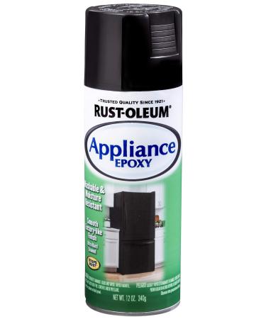 Rust-Oleum 7886830 Specialty Appliance Epoxy Spray Paint  12 oz  Black Black 12 Ounce