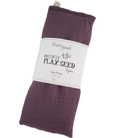 Organic Flax Seed Eye Pillow - Unscented, 4 x 8.5 - Soft Cotton - Soothing & Relaxing - Multi-color Options - Buy Online on GoSupps.com